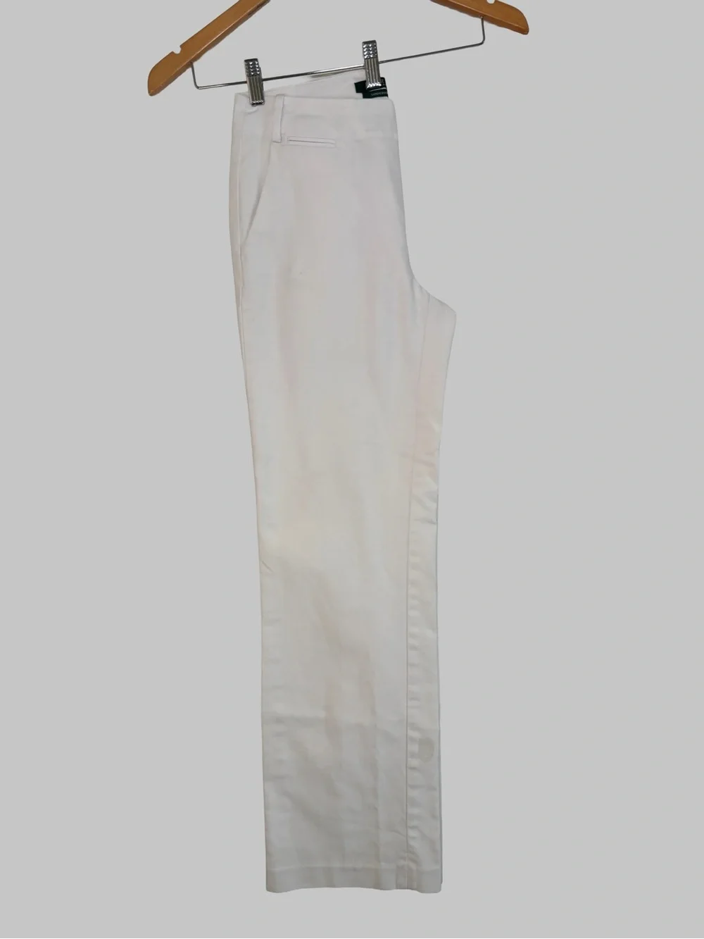 Lauren Ralph Lauren Sanderson White Wide Leg Pants Women’s Size 2 Stretch Cotton